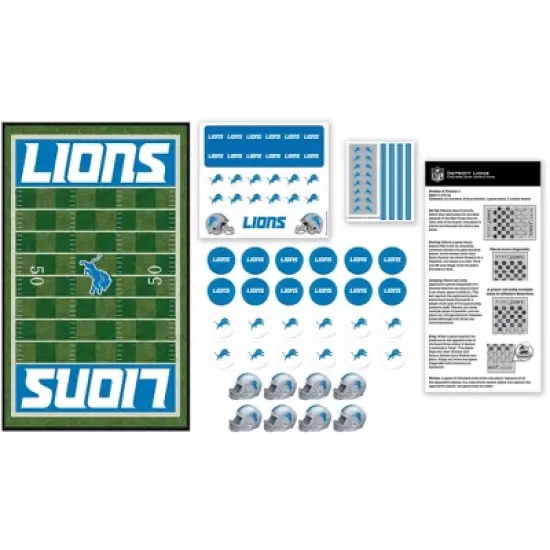 MasterPieces Officially licensed NFL Detroit Lions Checkers Board Game for Families and Kids ages 6 and Up image {2}