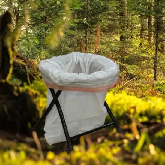 PLAYBERG Folding Portable Toilet Seat for Camping and Hiking image {1}