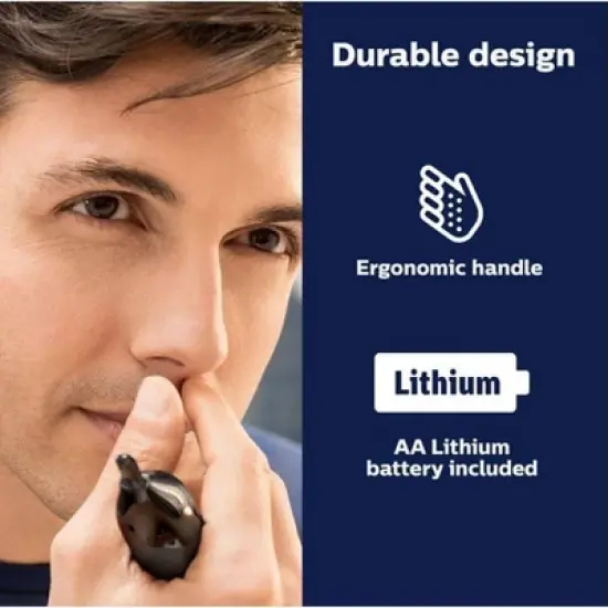 Philips Norelco Series 3000 Men's Nose/Ear/Eyebrows Electric Trimmer - NT3600/62 image {4}
