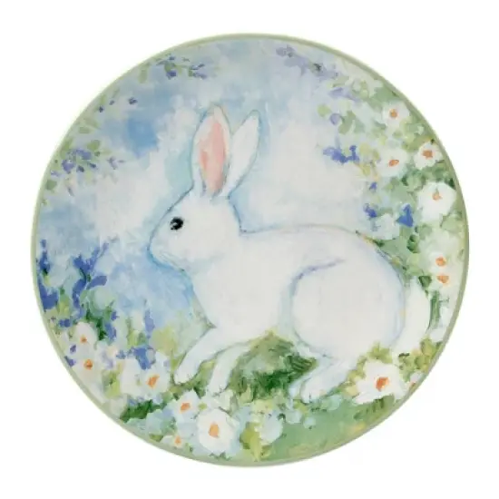 Certified International (Set of 4) 9" Easter Morning Dessert Plates image {5}