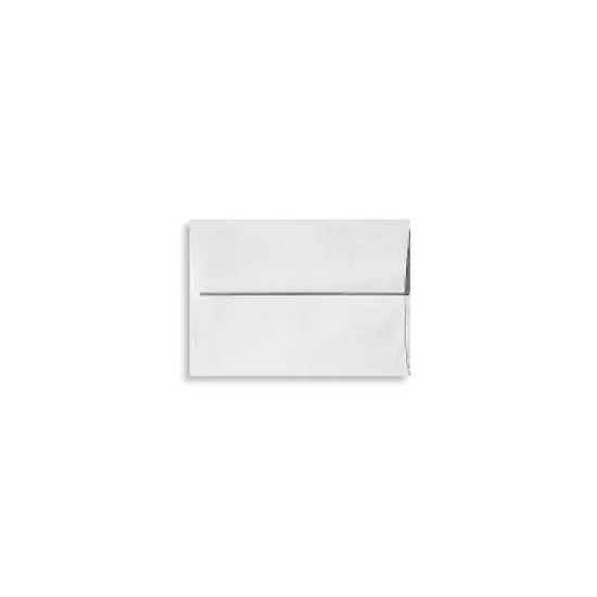 LUX A4 Invitation Envelopes (4 1/4 x 6 1/4) 250/Box White Linen (4872-WLI-250) image {1}