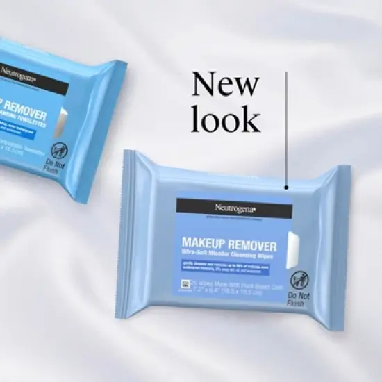 Neutrogena Facial Cleansing Makeup Remover Wipes image {3}