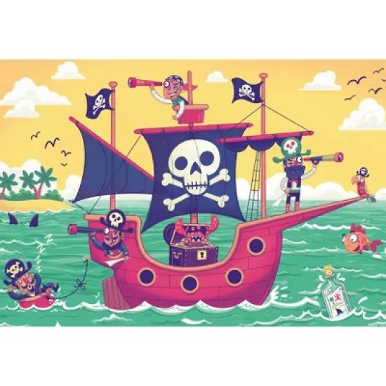 Ravensburger Puzzle & Play: Land in Sight Jigsaw Puzzle Play Set - 2 x 24pcs image {3}