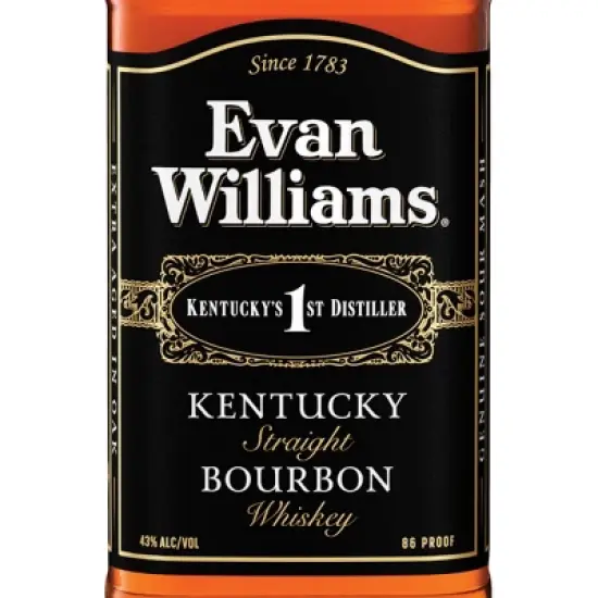 Evan Williams Bourbon Whiskey - 750ml Bottle image {1}