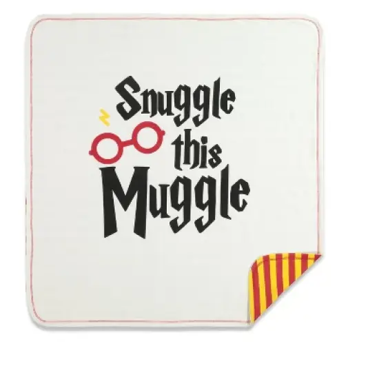 Harry Potter Baby Zip Up Sleep N' Play Coverall Headband Burp Cloth and Blanket 4 Piece Outfit Set Newborn  image {2}