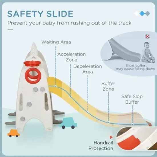 Luupatchy 4 In 1 Toddler Swing Set image {5}