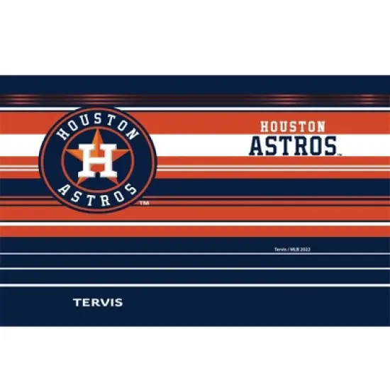MLB Houston Astros 30oz Hype Stripes Stainless Steel Tumbler image {1}