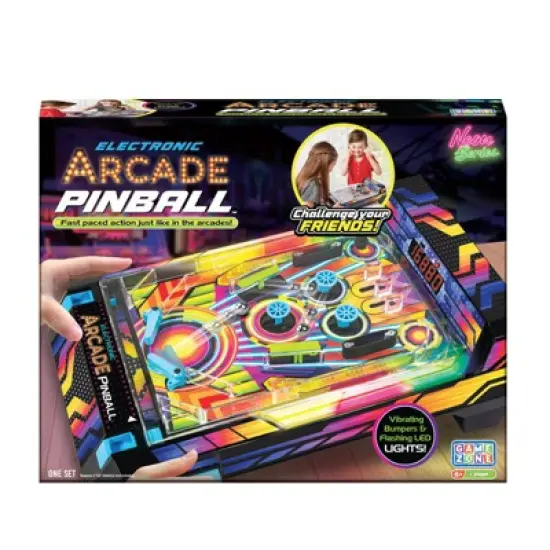 Game Zone Electronic Arcade Pinball For 1 Player at a Time, Ages 6+, Kids & Adults image {7}