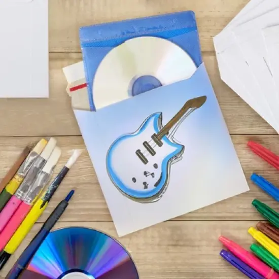 Juvale 100 Pack 6x6 Rigid Mailers - 450 GSM Thick Self Sealing Stay Flat Cardboard Envelopes for Mailing CDs, DVDs (White) image {1}