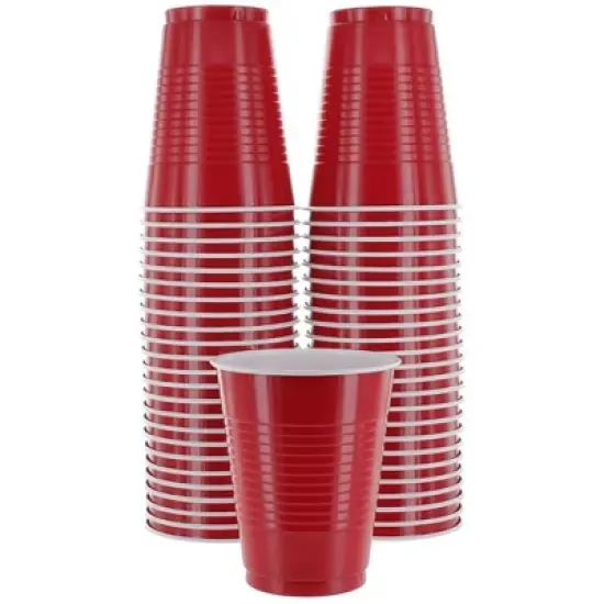 SparkSettings Disposable Plastic Cups 18oz, 50 Pack image {21}
