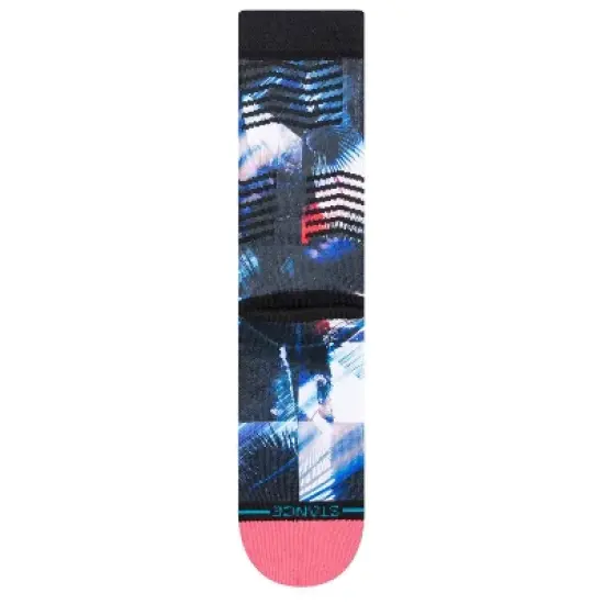 STANCE x WADE Men's Palm Chevron Crew Casual Socks - L image {4}