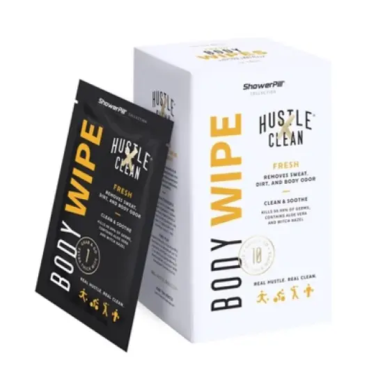 Hustle Clean Body Wipes - Fresh Scent image {10}