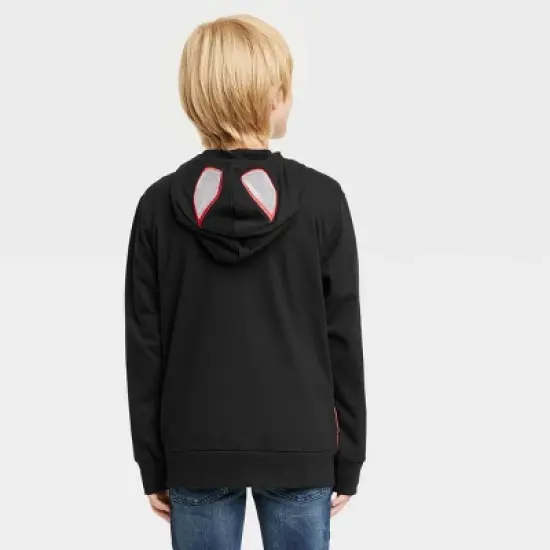 Boys' Spider-Man: Miles Morales Cosplay Sweatshirt - Black image {1}