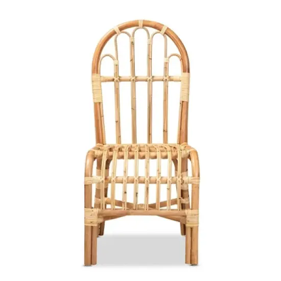 Athena Rattan Chair Natural - bali & pari image {1}