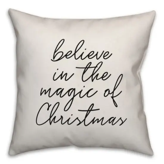 Creative Products Believe in the magic of Christmas 18x18 Indoor / Outdoor Pillow image {2}