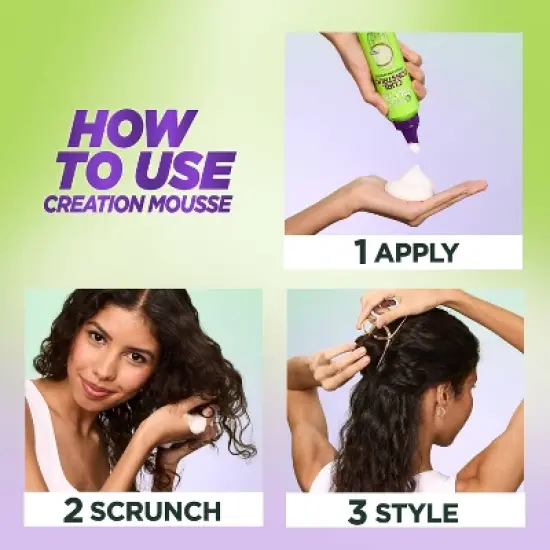 Garnier Fructis Style Curl Construct Creation Hair Mousse - 6.8oz image {2}