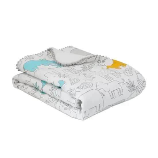 Lolli Living Stroller Baby Blanket - Safari image {1}