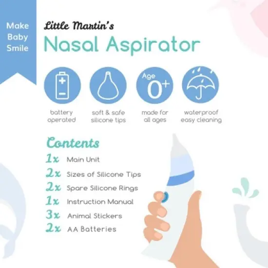 Little Martin's Baby Electric Nasal Aspirator image {2}