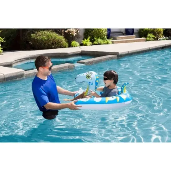 Poolmaster Rainbow Unicorn Inflatable Swimming Pool Float image {6}