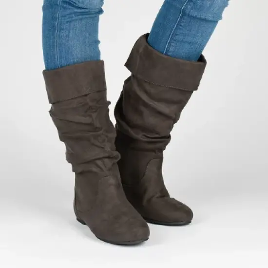 Journee Collection Wide Calf Women's Shelley-3 Boot image {8}