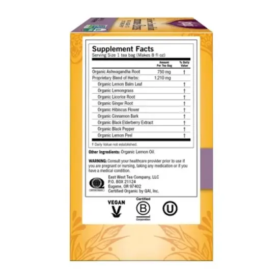 Yogi Tea Elderberry Lemon Balm Immune + Stress - 16ct image {6}