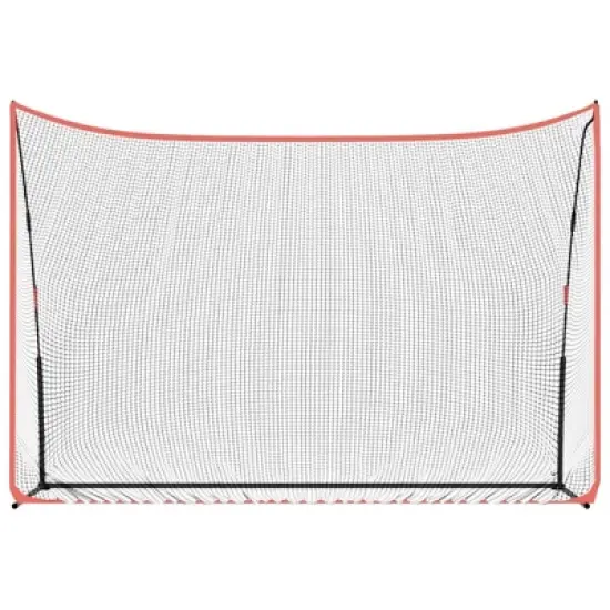 vidaXL Golf Practice Net Black and Red 120.1"x35.8"x83.9" Polyester image {2}