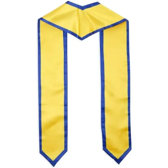 Sparkle and Bash 2 Pack Honors Graduation Stole, Gold and Blue Sash, Class of 2023 Grad Favors & Supplies, Unisex, 72 in image {3}