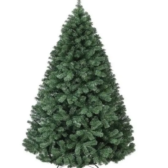 4.5/6/7.5/9 FT Artificial Christmas Tree, Christmas Tree with Decoration, Metal Base Easy Assembly for Home, Office, Party, Holiday Decor image {17}