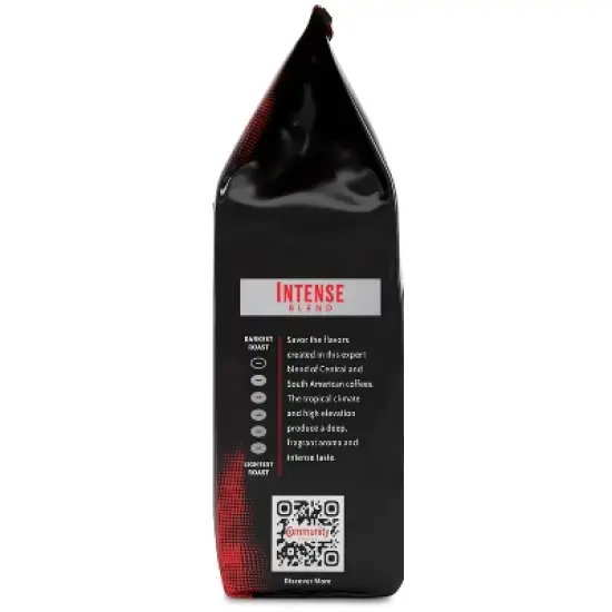 Community Coffee Dark & Bold Intense Blend Premium Dark Roast Ground Coffee - 12oz image {2}