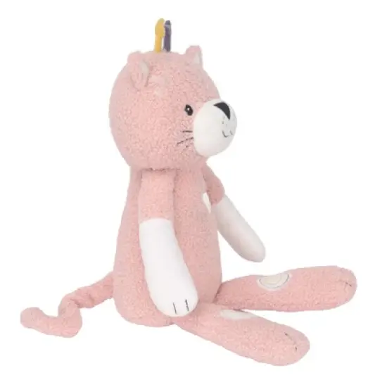 Lambs & Ivy Signature Pink Leopard Plush Stuffed Animal Toy - Maya image {1}