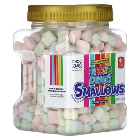 ChocZero Freeze Dried S'mallows, Vanilla, 4 oz  (112 g) image {3}