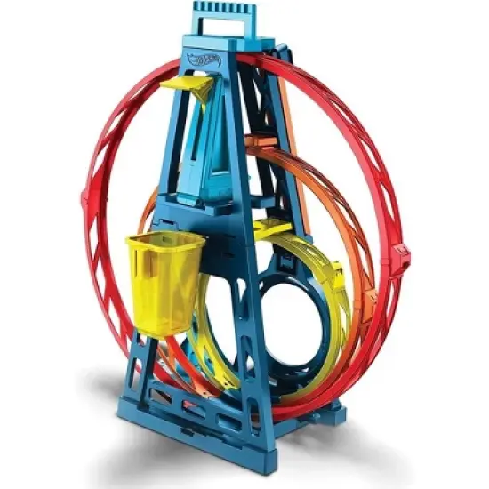 Hot Wheels Track Builder Triple Loop Stunt Loops image {6}