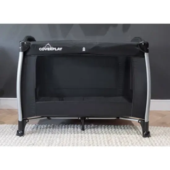 Coverplay Play Yard With Changing Table/Bassinet - Black image {2}