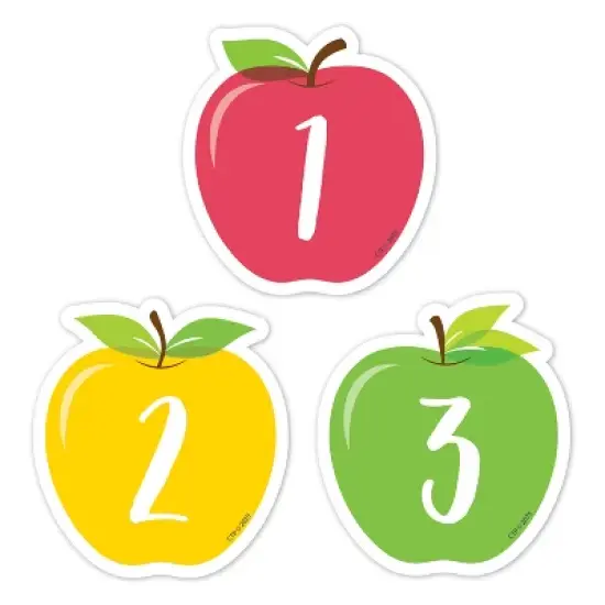 Creative Teaching Press&reg; Apple Time Apples Calendar Days, 35 Pieces Per Pack, 3 Packs image {1}