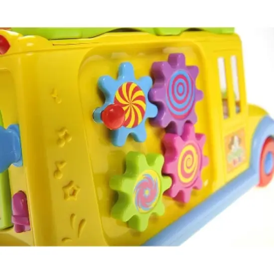 Ready! Set! Go! Educational Interactive School Bus Toy With Flashing Lights & Sounds, Great for Kids and Toddlers image {14}
