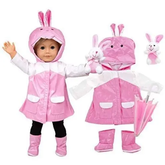 Dress Along Dolly Easter Bunny Rain Outfit for American Girl Doll image {2}