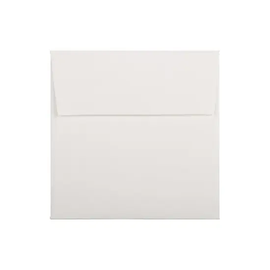 JAM Paper 6 x 6 Square Strathmore Invitation Envelopes Bright White Wove 900958831 image {2}