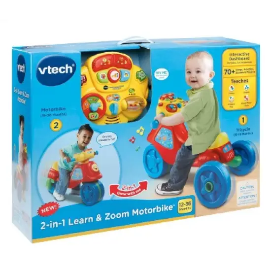 VTech 2-in-1 Learn & Zoom Motorbike image {4}