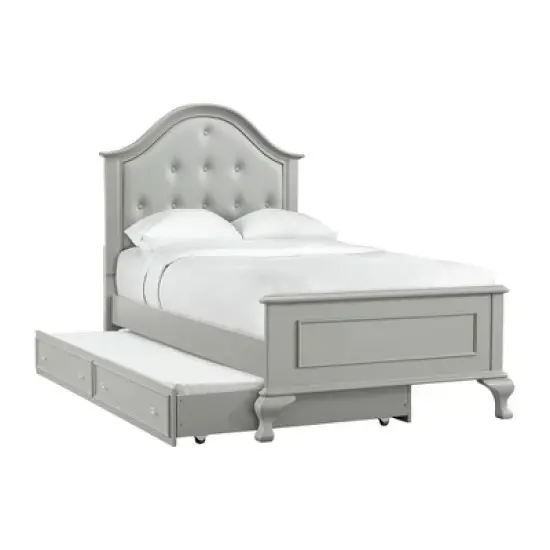 Twin Jenna Panel Bed with Tundle Gray - Picket House Furnishings image {1}