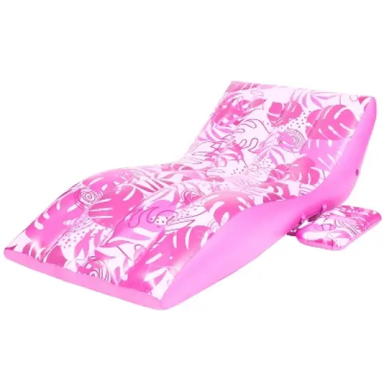 Joyfy Pool Floats Adult Heavy Duty Inflatable Pool Lounge Chair with Detachable Cup Holder, Water Floaty Raft for Tanning Pool Water Fun image {7}