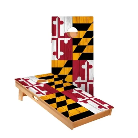 Skip's Garage | Maryland Flag Cornhole Boards - ACA Star Series image {3}