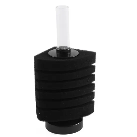 Unique Bargains Fish Tank Aquarium Betta Shrimp Sponge Filter Black 6.3" x 3.15" image {3}