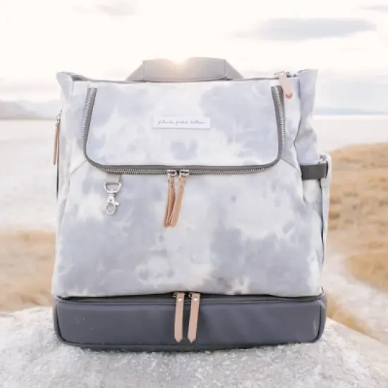 Petunia Pickle Bottom Pivot Backpack Diaper Bag - Smoke Swirl Tie Dye Coated Canvas image {15}
