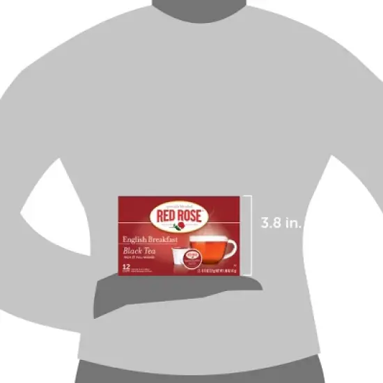 Red Rose English Breakfast Tea with 12 K-Cups Per Box (6 Pack) K-Cup Pods for Keurig image {4}