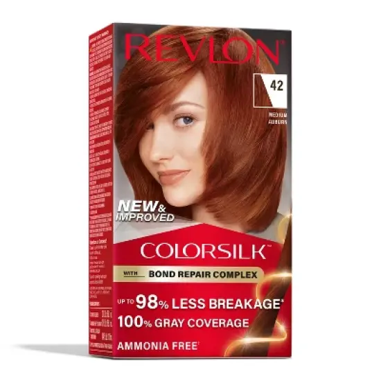 Revlon ColorSilk Permanent Hair Color with Bond Repair Complex - Reds/Auburns image {16}