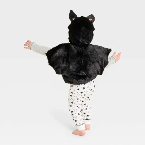 Infant and Toddler Bat Halloween Costume Pullover - Hyde and EEK! Boutique&trade; Black image {1}