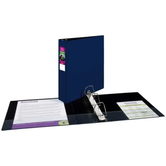 Avery Durable 3 Ring Binder, 2" Slant Rings, 1 Blue Binder (27551) image {6}