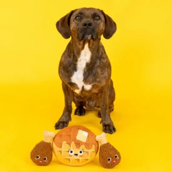 PetShop by Fringe Studio Waffle and Chicken Dog Toys - 3pk image {3}