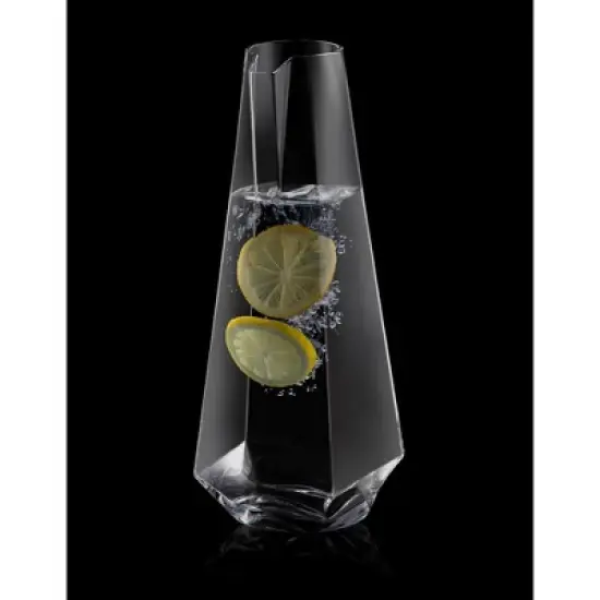 JoyJolt Infiniti Water Pitcher - 43 oz Deluxe Crystal Glass Lemonade Pitcher image {6}