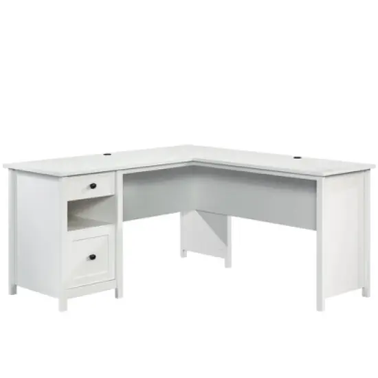 County Line L-Shaped Desk with File Drawer - Sauder image {5}